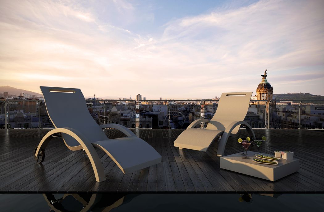 Serendipity Chaise Longue S110 con Supporto Polietiline HD | Chaise Longue