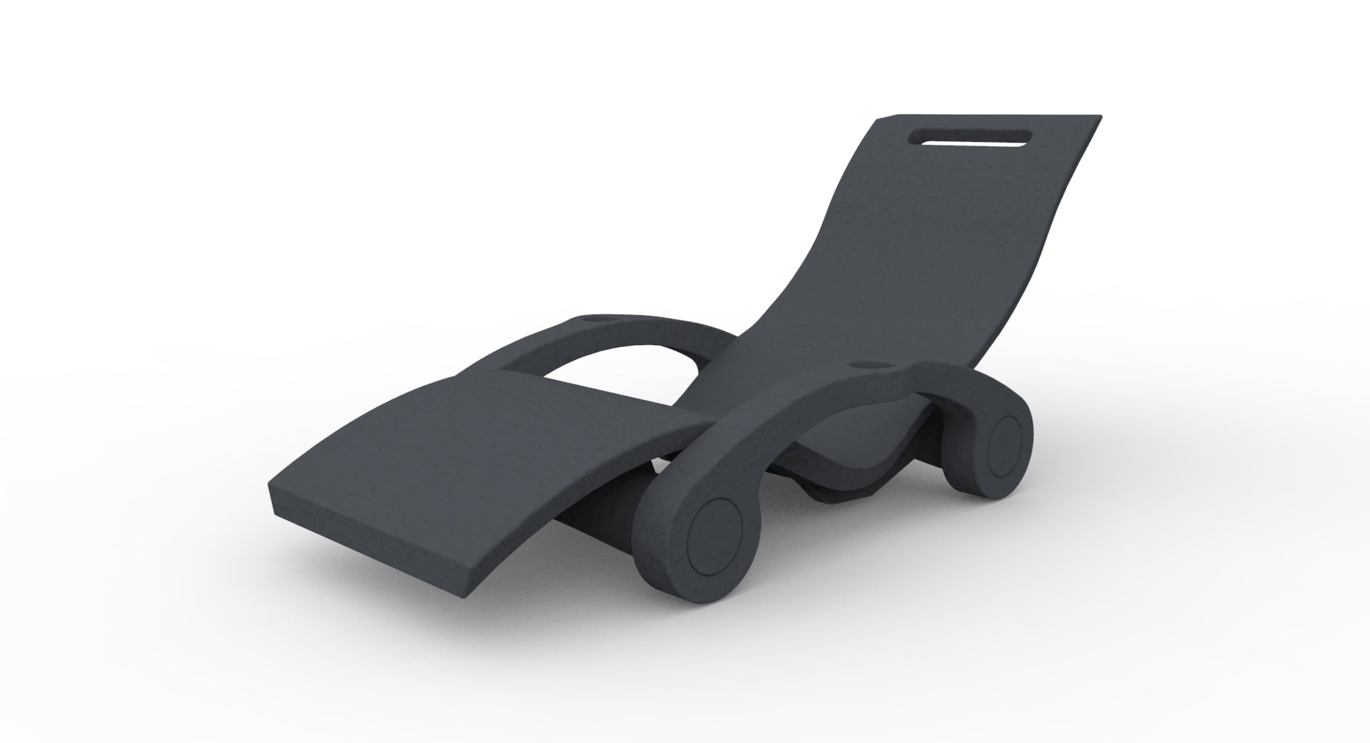 Serendipity Chaise S130 con Supporto Galleggiante Polietiline HD | Chaise Longue