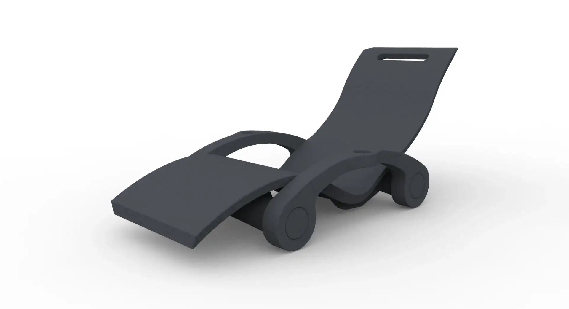 Serendipity Chaise S130 con Supporto Galleggiante Polietiline HD | Chaise Longue