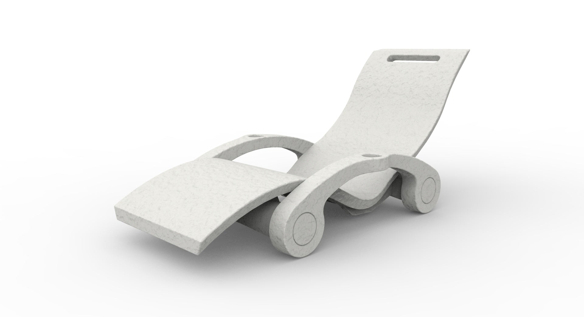 Serendipity Chaise S130 con Supporto Galleggiante Polietiline HD | Chaise Longue