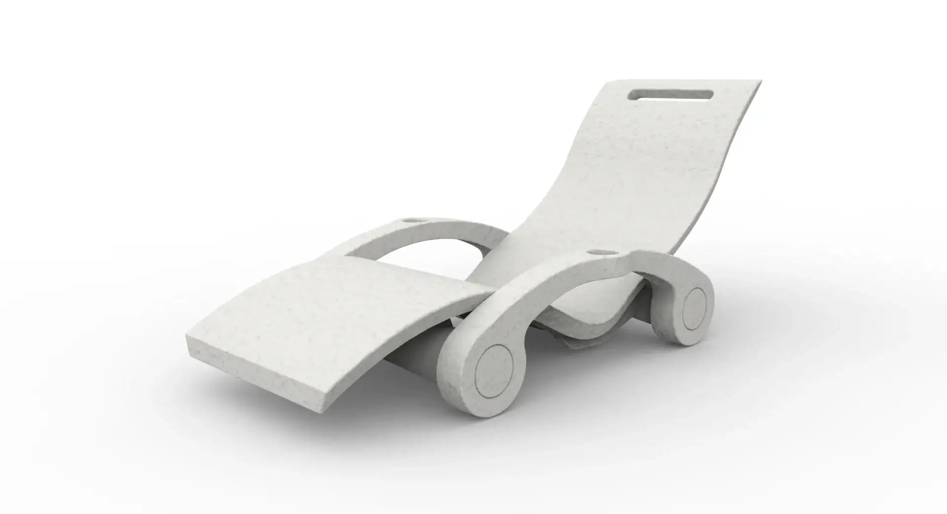 Serendipity Chaise S130 con Supporto Galleggiante Polietiline HD | Chaise Longue