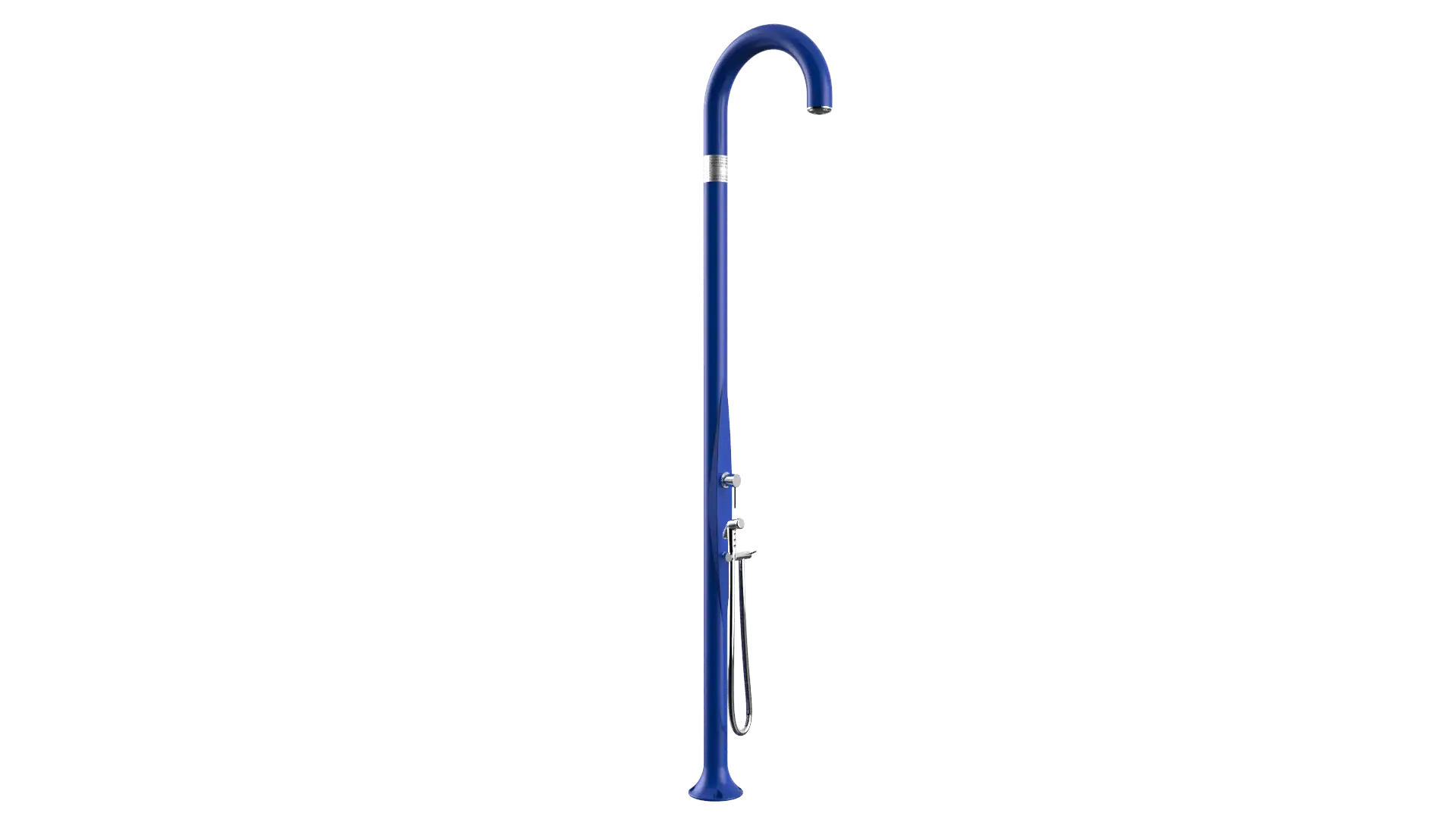 Doccia tradizionale da bordo piscina e giardino modello Funny Yin T145 Arkema Design in polietilene