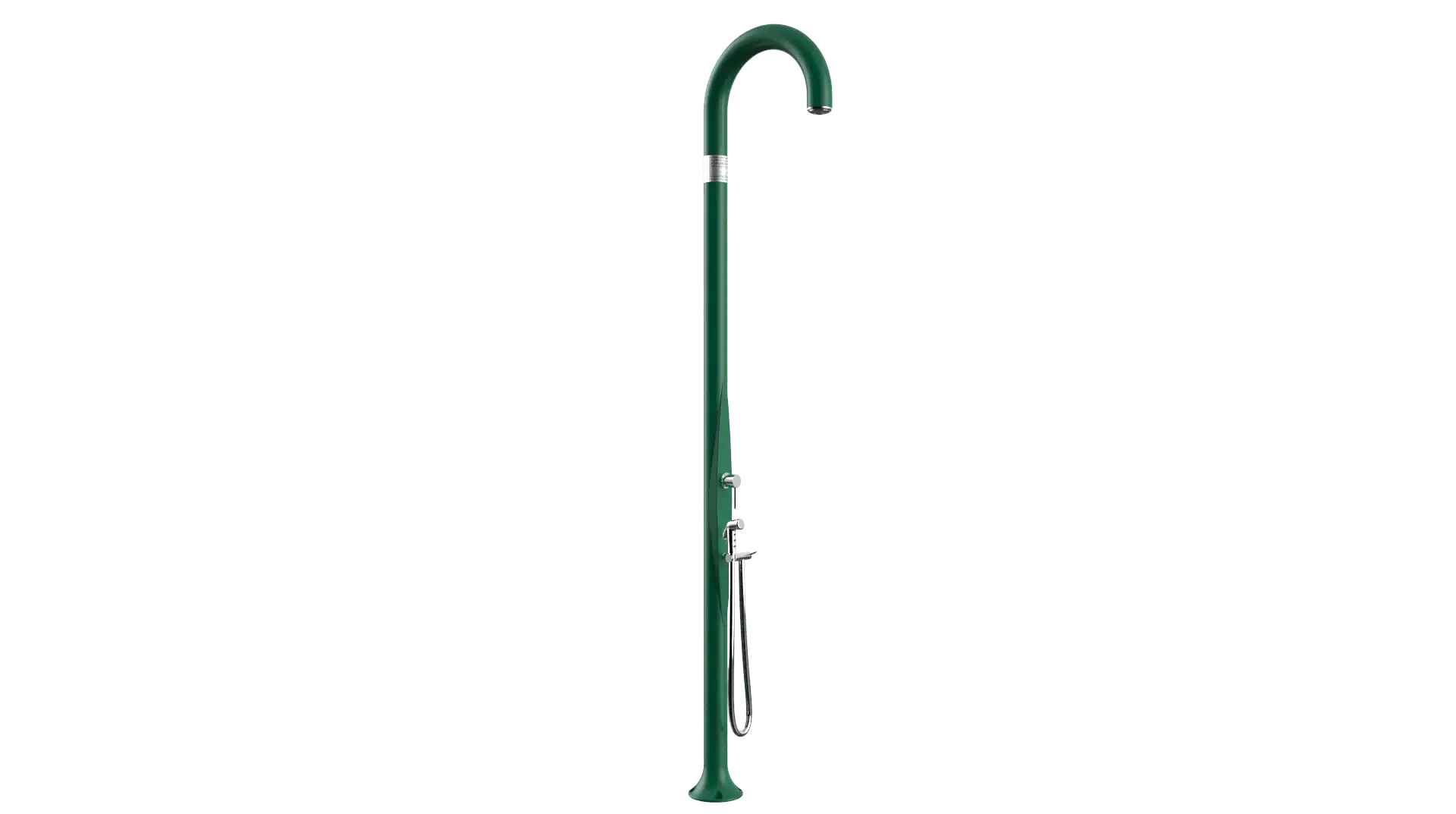 Doccia tradizionale da bordo piscina e giardino modello Funny Yin T145 Arkema Design in polietilene