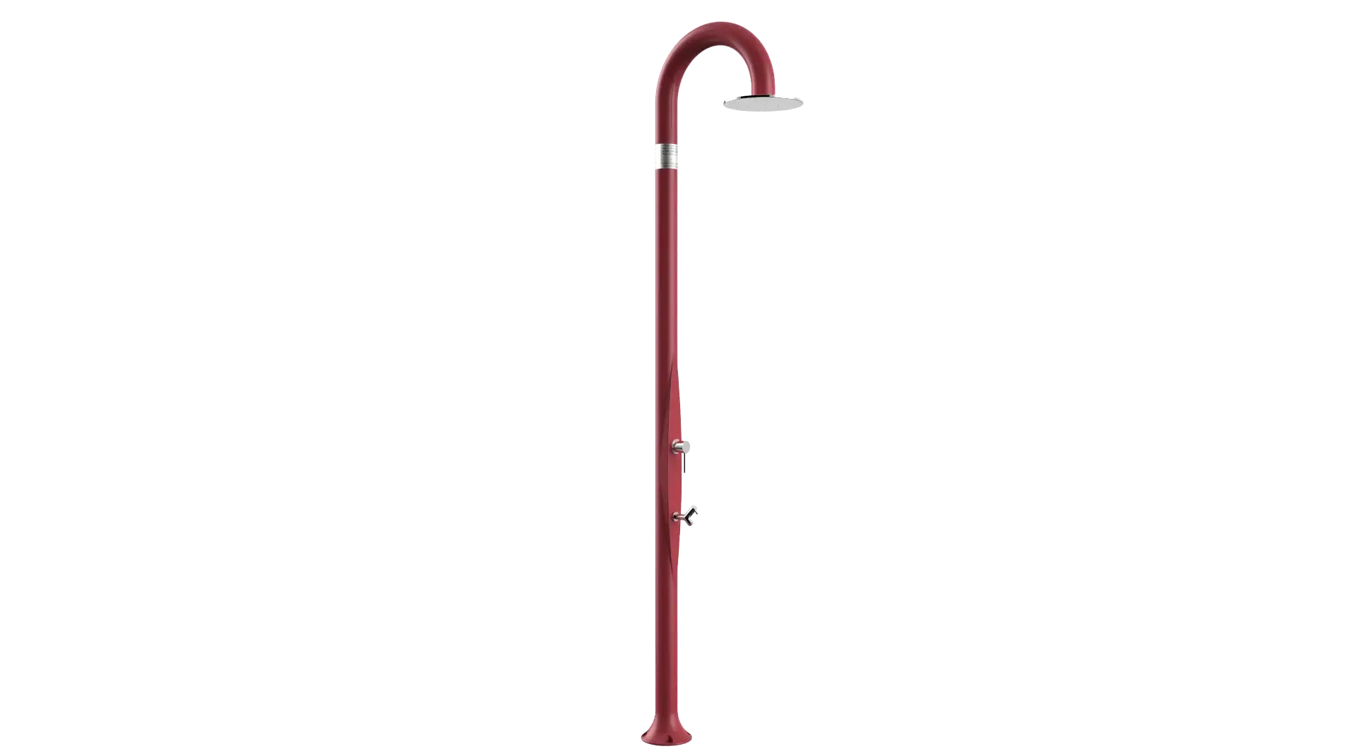Doccia tradizionale da bordo piscina e giardino modello Funny Yin T325 Arkema Design in polietilene
