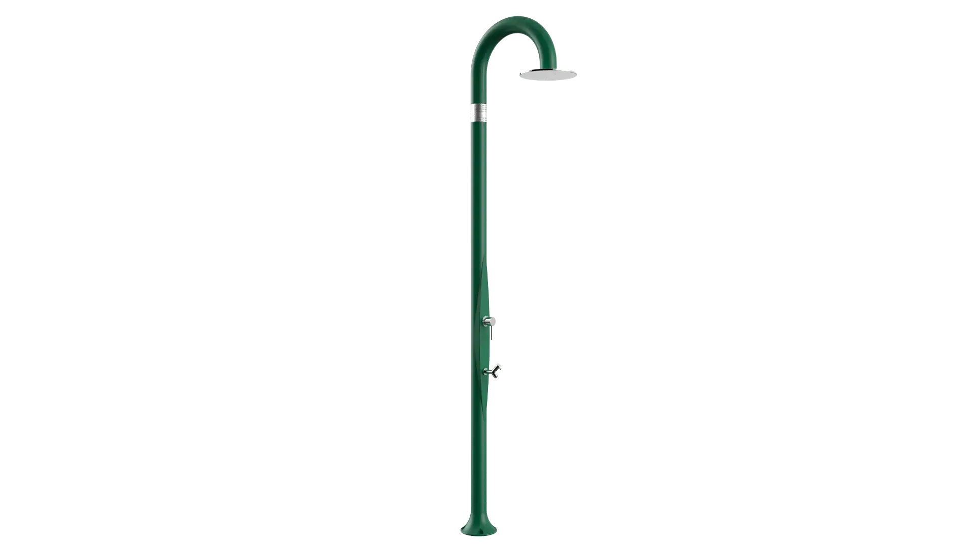 Doccia tradizionale da bordo piscina e giardino modello Funny Yin T325 Arkema Design in polietilene