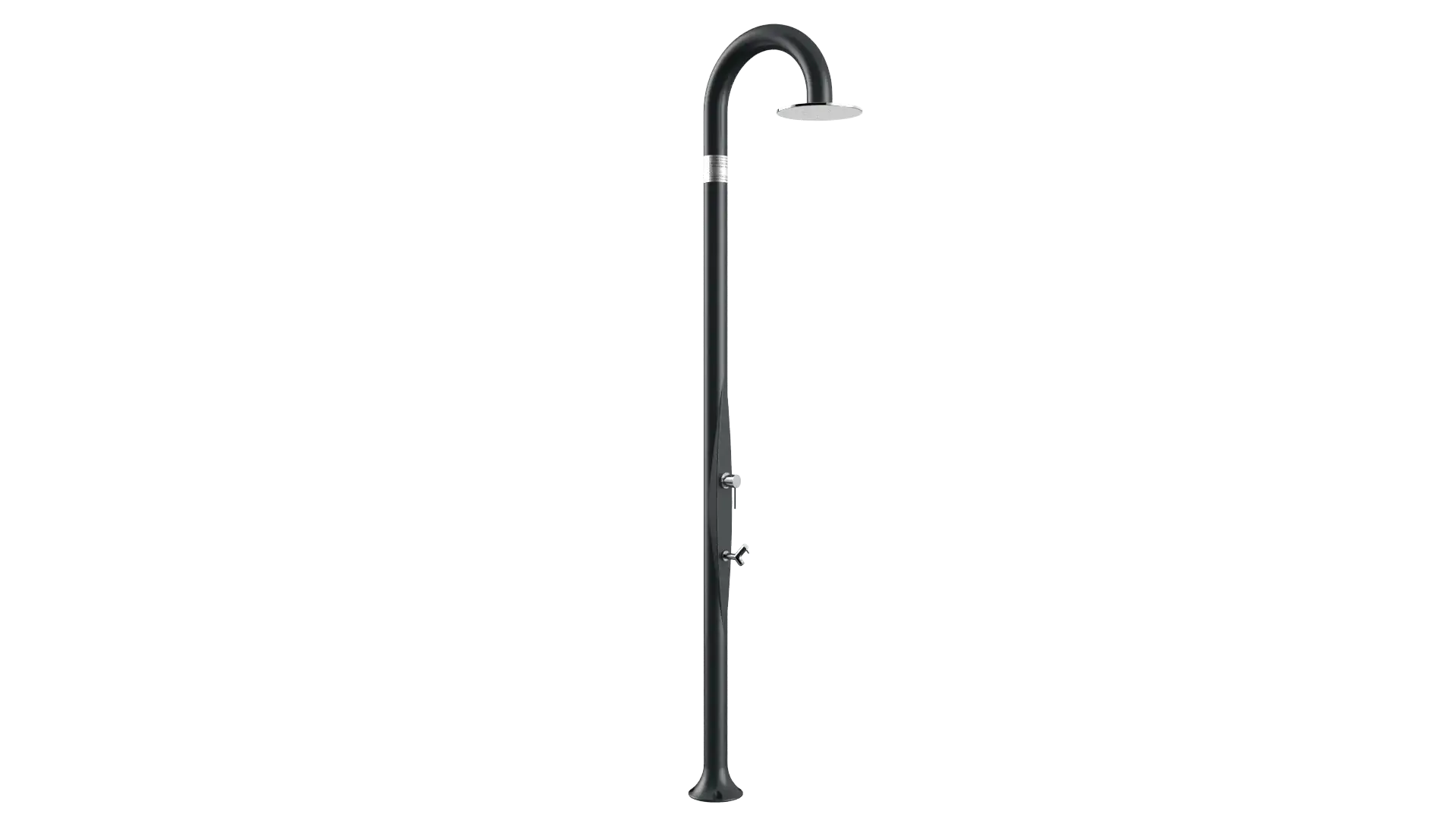 Doccia tradizionale da bordo piscina e giardino modello Funny Yin T325 Arkema Design in polietilene
