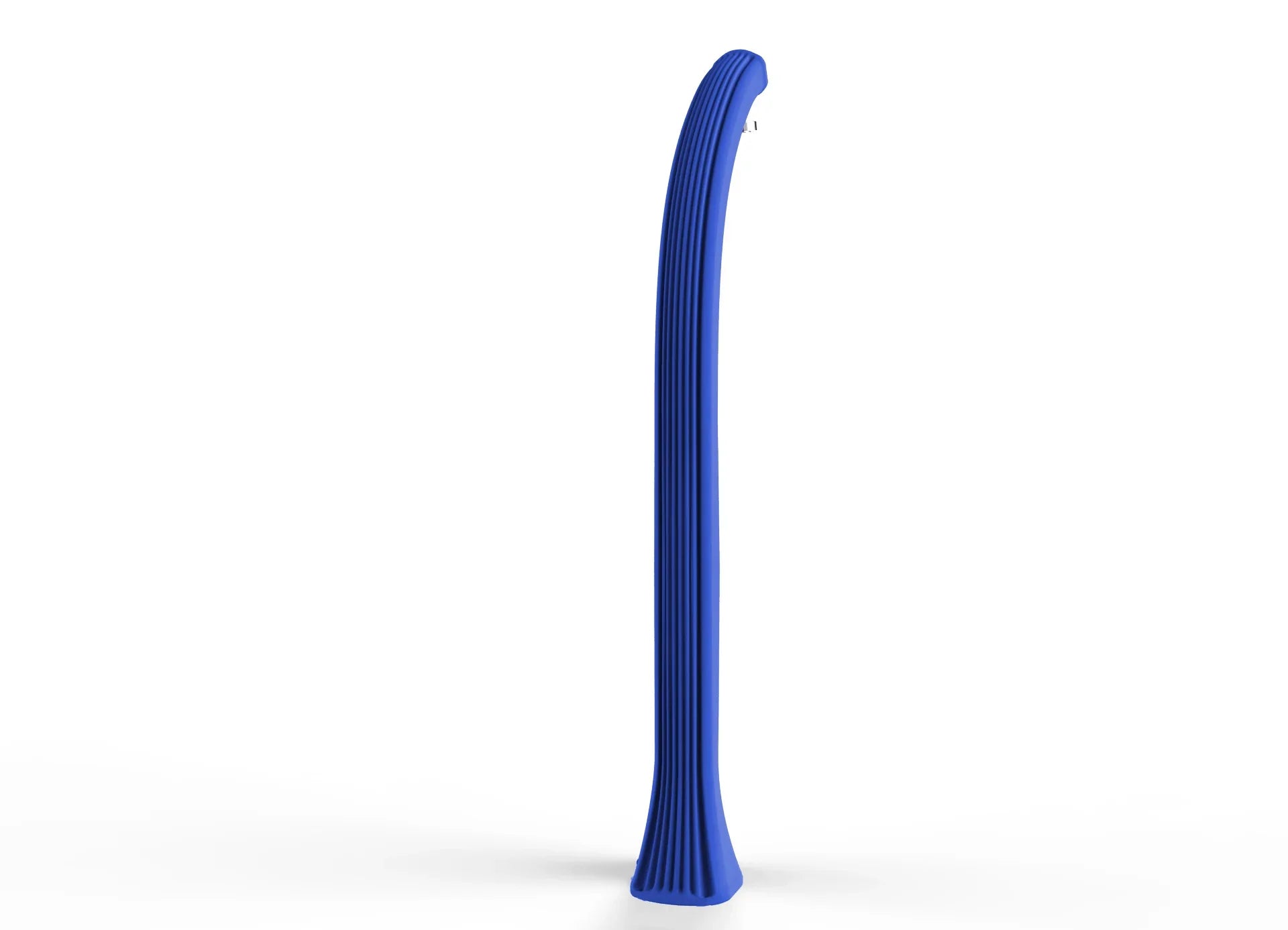 Doccia solare da esterno blu design moderno per piscina e giardino