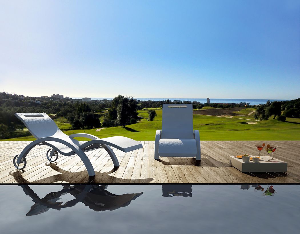 Serendipity Chaise Longue S110 con Supporto Polietiline HD | Chaise Longue