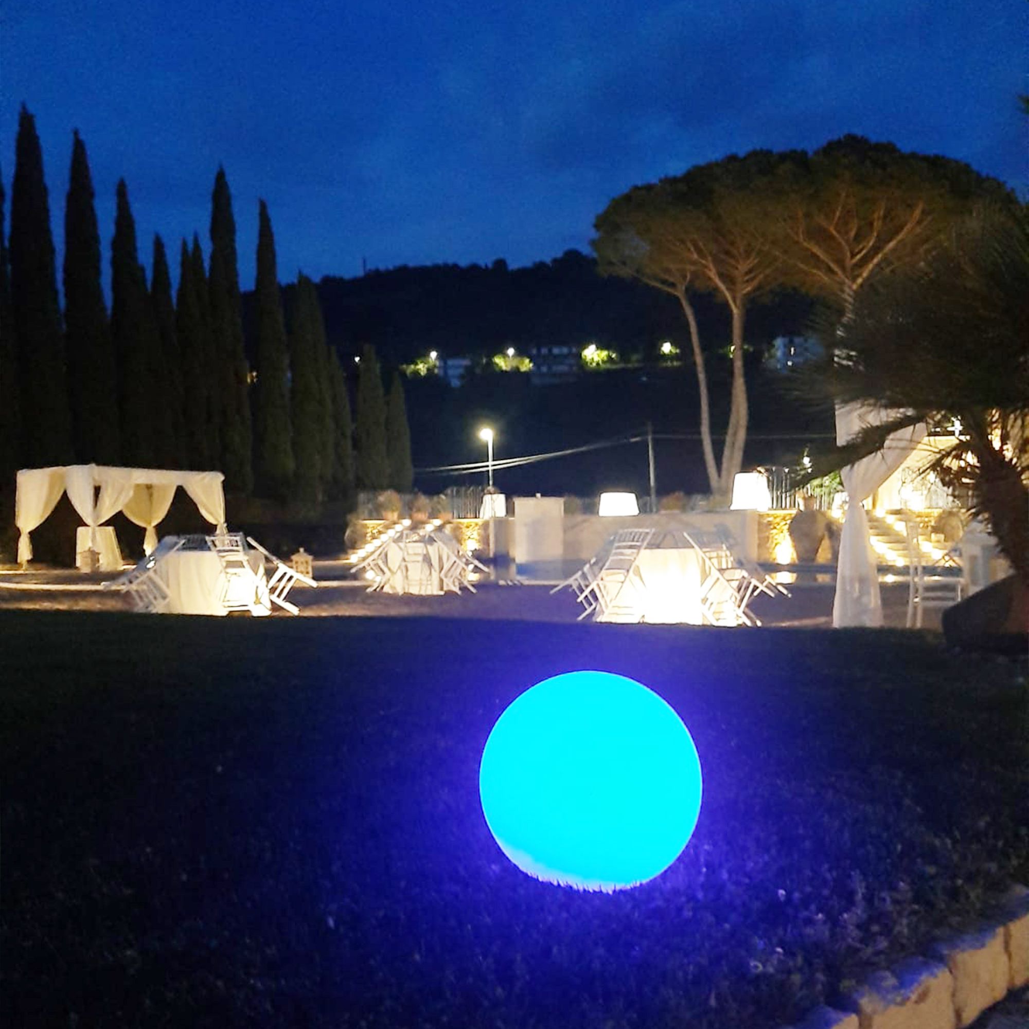 Sfera Arkema led Blu